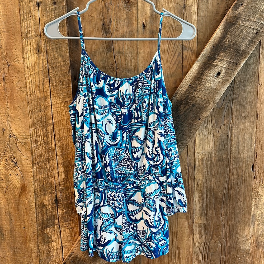 EUC Lilly Pulitzer Candice Romper Size XL (12-14)